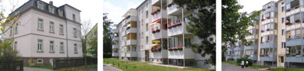 Wohnhäuser in Freital